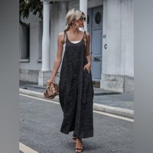 SHEIN jumper black with polka dots like new worn once!